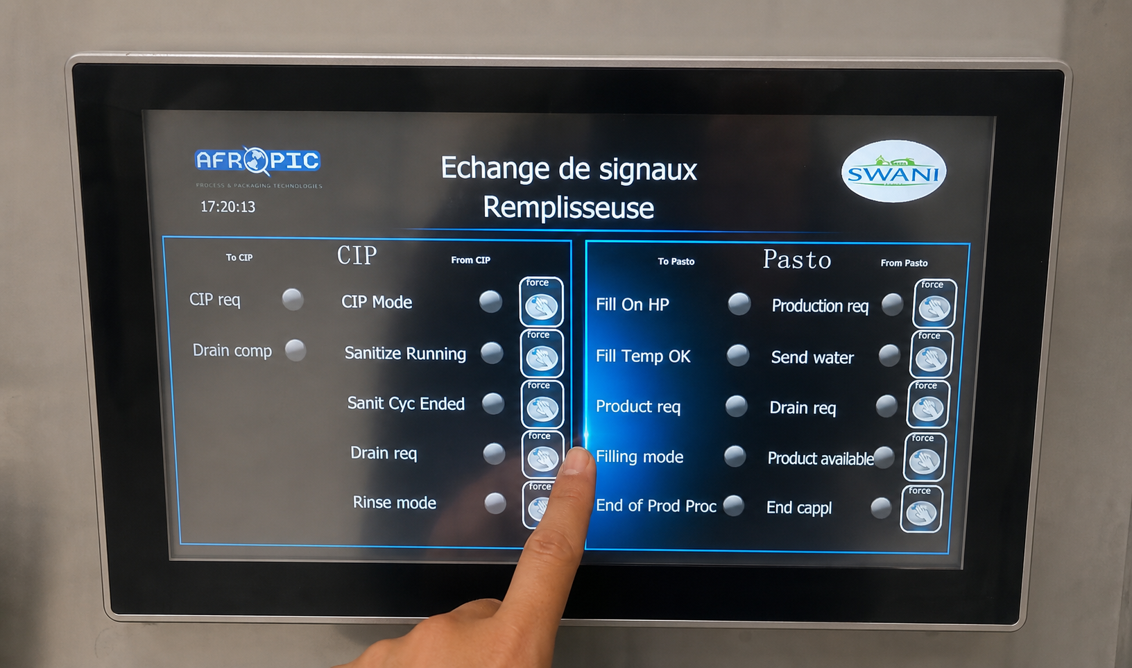 Ligne canettes & HMI — SWANI FOOD